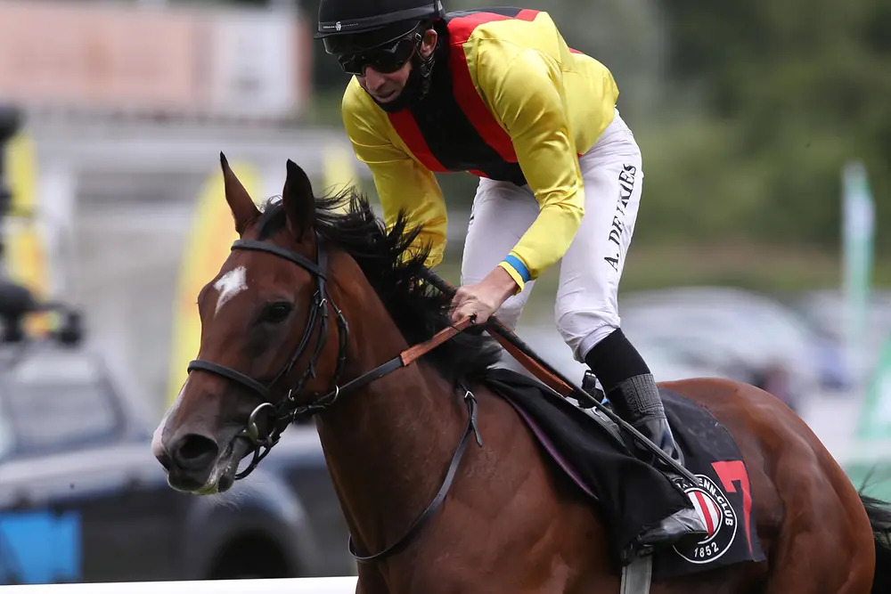 Virginia Joy gewinnt Hamburger Stutenpreis.