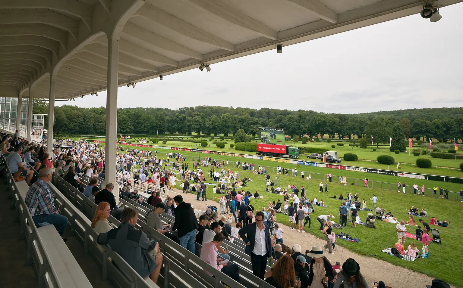 Pferderennbahn in Düsseldorf Grafenberg