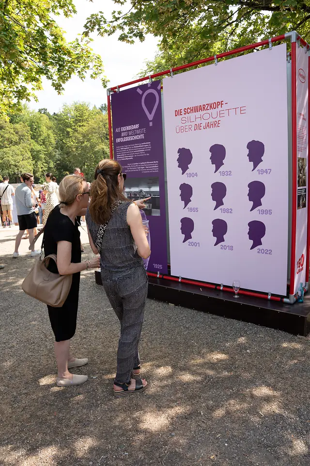
Im Jahr des 150. Henkel-Jubiläums erhielten Besucher:innen Einblicke in die Unternehmensgeschichte.