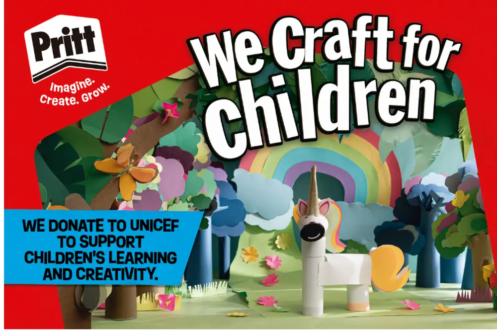 
Pritt spendet 100.000 Euro für das globale UNICEF-Programms ‚Let us Learn‘.