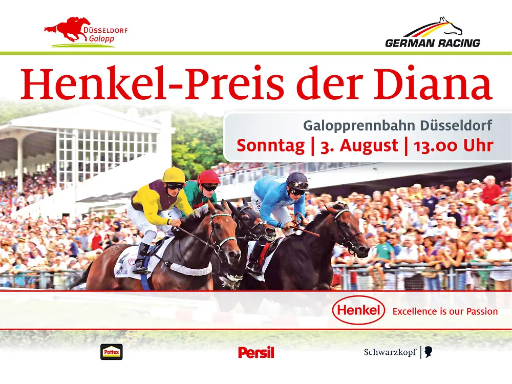 Plakat Henkel-Preis der Diana 2014