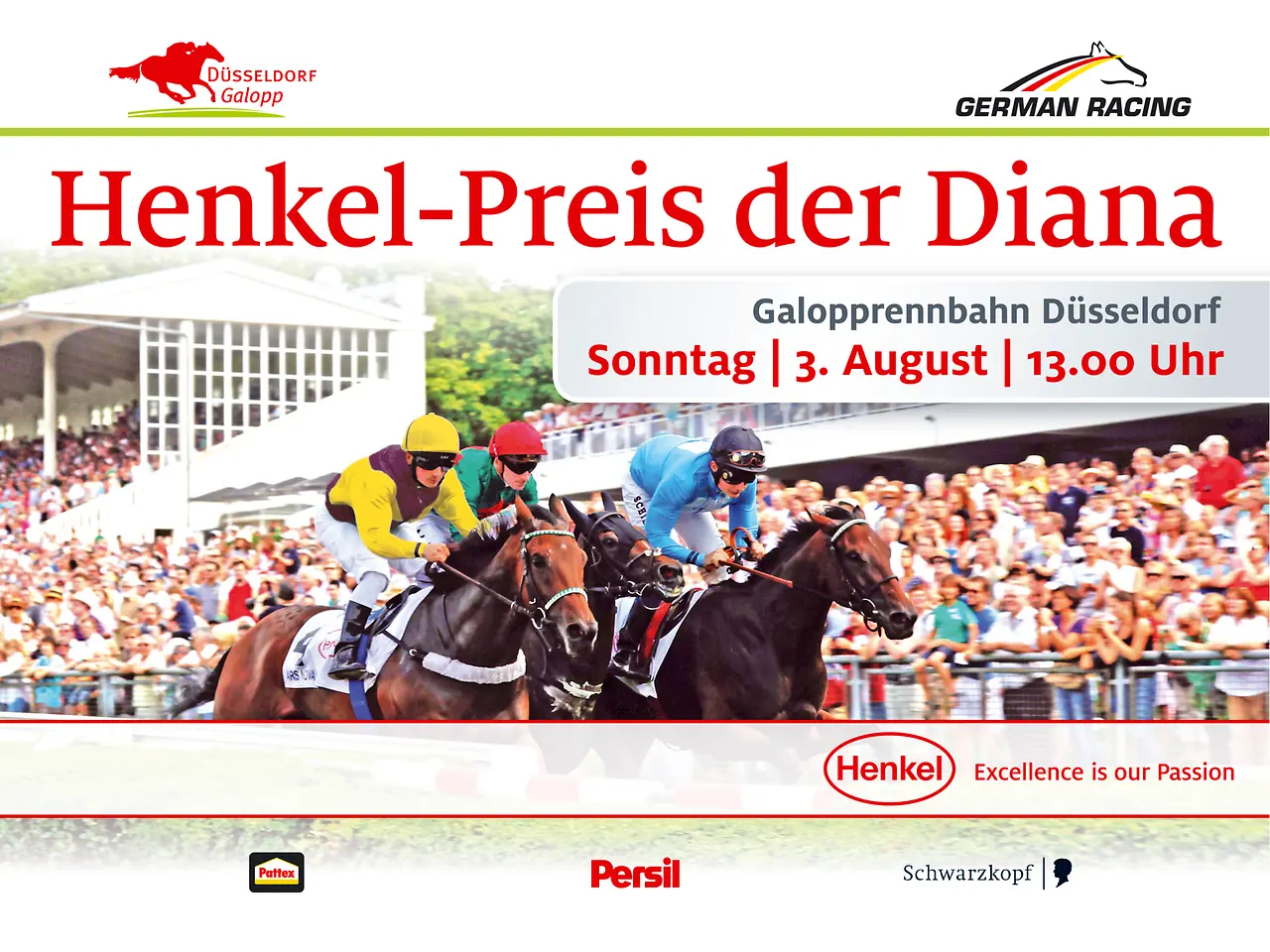 Plakat Henkel-Preis der Diana 2014
