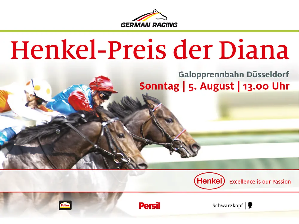 Plakat Henkel-Preis der Diana 2012